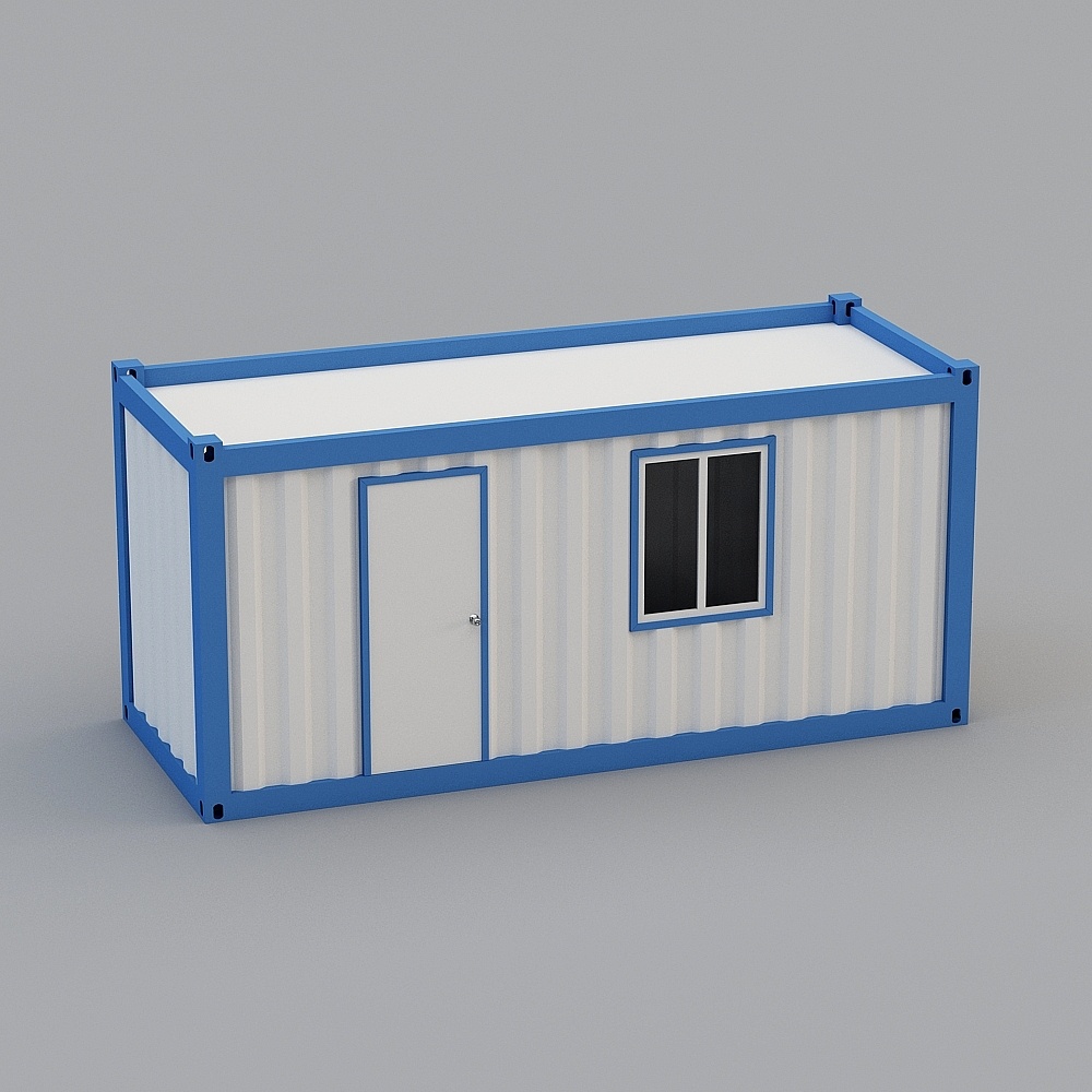 解鎖創意與便捷 免費下載集裝箱移動房與室外景觀3D模型